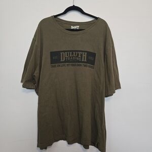 Duluth Trading Co Olive Green Men's Shirt 2XL